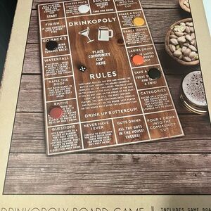 Drinkopoly Board Game - Fun Party Game with Colorful Pieces